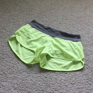 🦋SOLD🦋 Lululemon Yellow Speed Shorts